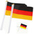 The Taste of Germany "Black Red Gold" German Flags (pack of 5), weather-resistant, 8 x 5 inches
