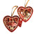 Heidel "Christmas Nutcracker Fairy Tale" Fancy Heart-Shape Box, 1.9oz