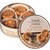 Tivoli  Danish Butter Cookies Dark with Dark Chocolate and Tiramisu Coffee Flavor in Tin, 5.3 oz