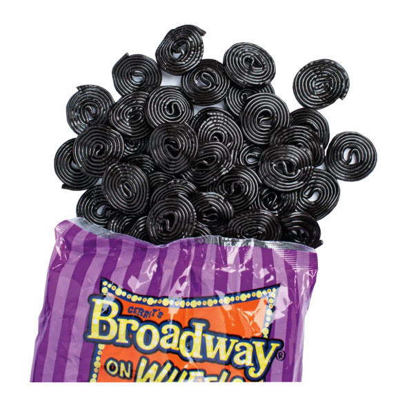 Gustaf's Italian "Broadway" Black Licorice Wheels 5.29 oz.