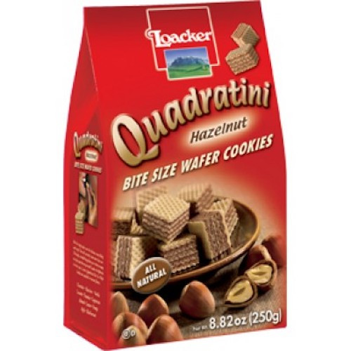 Loacker Hazelnut Wafer Cubes