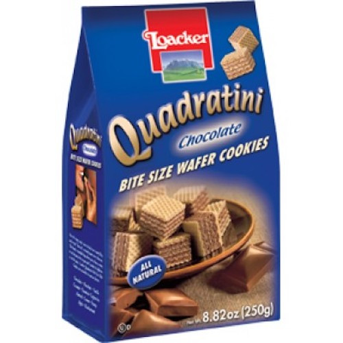 Loacker Chocolate Wafer Cubes
