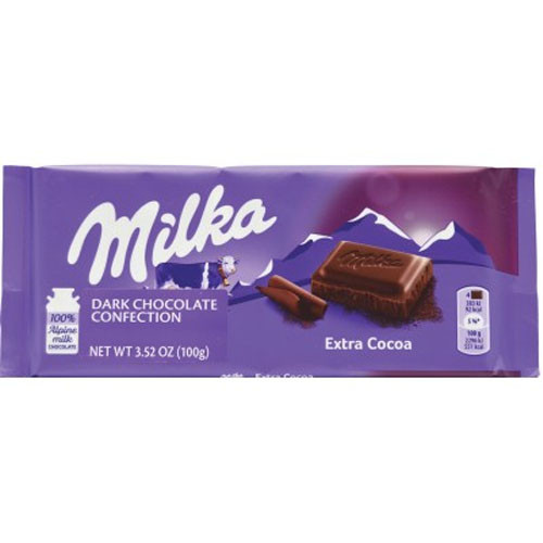 Milka Bittersweet Chocolate Bar