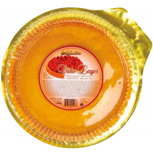 Schluender Flan Sponge Cake Layer 7 oz