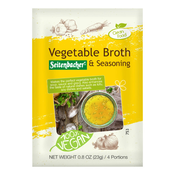 Seitenbacher Vegan Vegetable Broth and Seasoning in Pouch