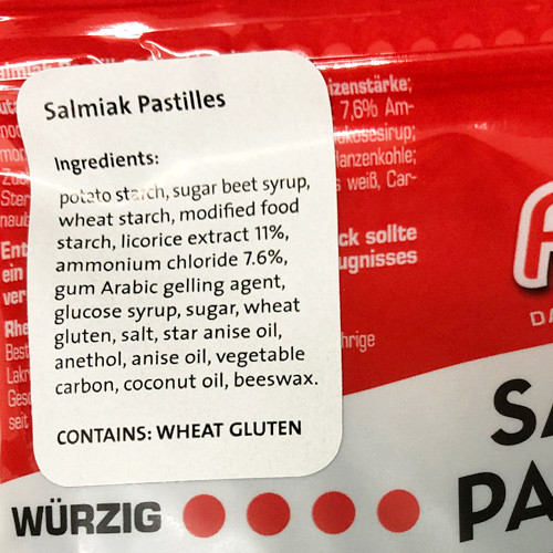 Rheila Salty Licorice Lozenges 3.2 oz.