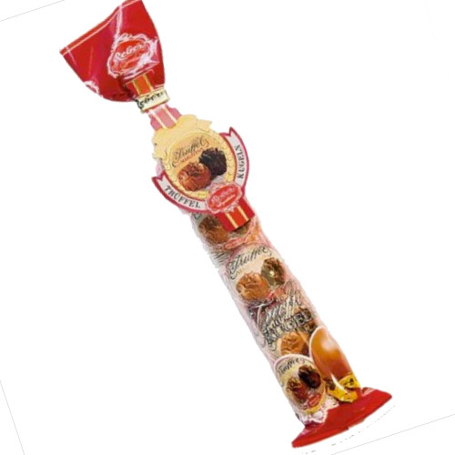 Reber Dark Chocolate Marizpan Truffles 5pc.