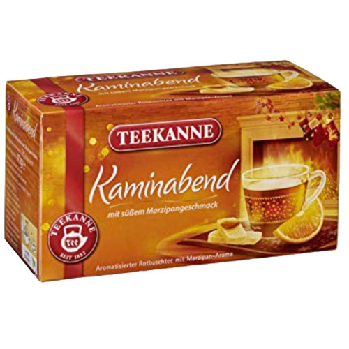 Teekanne "Kaminabend" Rooibos Tea Mix with Orange Cinnamon Marzipan, 20 bags