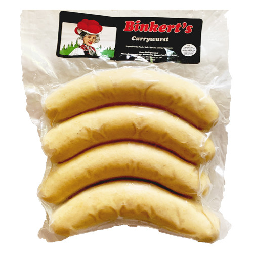 Binkert's Currywurst Sausages Pre-Cooked  1lbs.