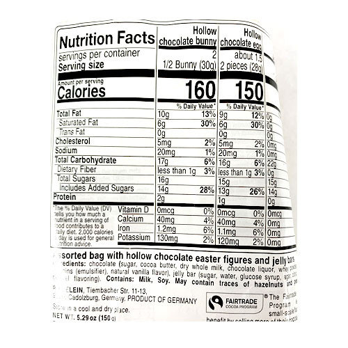 Riegelein Easter Chocolate Assortment  in Gift Bag 5.29 oz