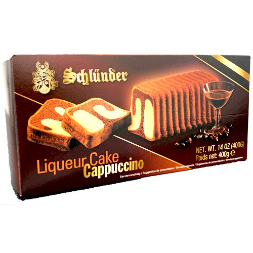 Schluender Cappuccino Mocha Liqueur Marble Cake 14 oz