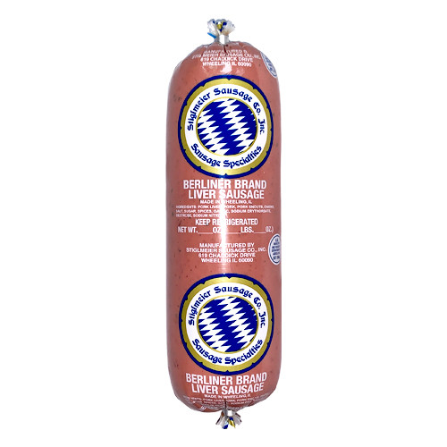 Stiglmeier Berlin Coarse Ground Liverwurst, 1 lbs.,