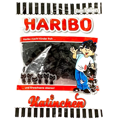 Haribo Katinchen Licorice Cats 7 oz