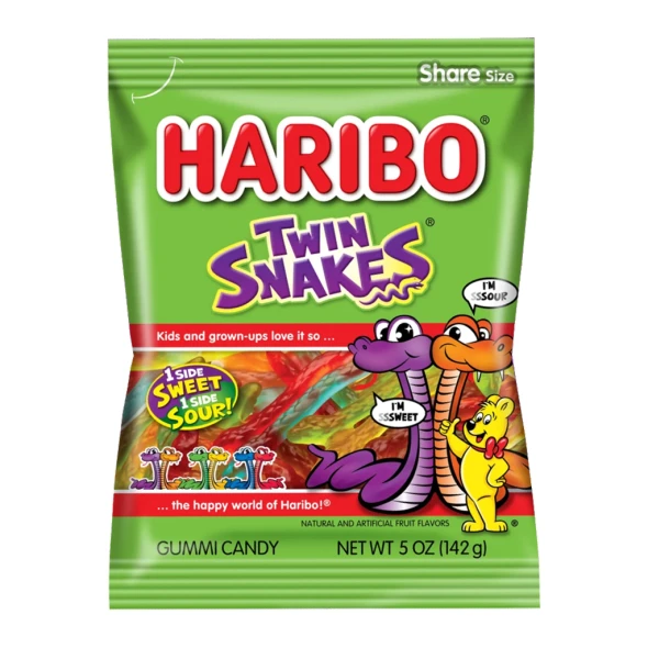 Haribo Twin Snakes Gummies