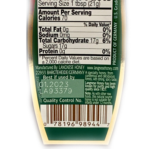 Langnese Forest Honey - 13.2 oz.