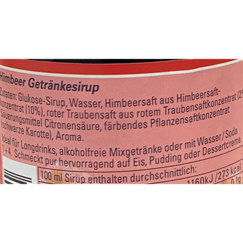 Muehlhauser "Himbeer" Red Raspberry Syrup 17.6 fl. oz.