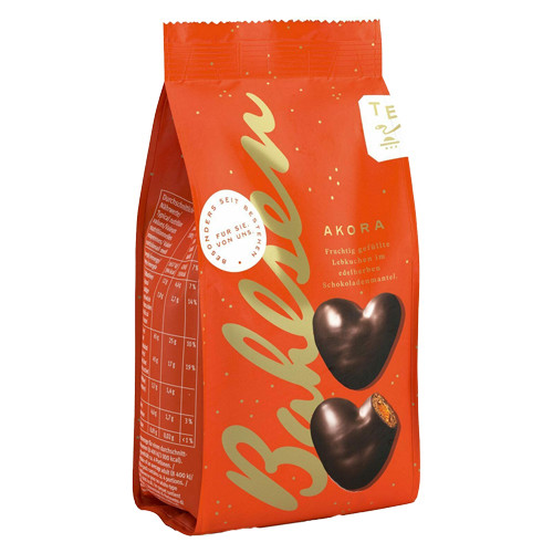 Bahlsen "Akora" Chocolate Covered Gingerbread Hearts, 7.9 oz