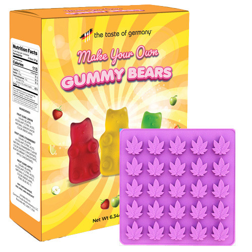The Taste of Germany "Make Your Own Weed Gummies" Kit, 180 g