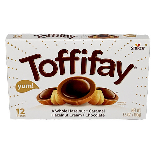 Toffifay Whole Hazelnut in Caramel, 12 pack, 3.5oz