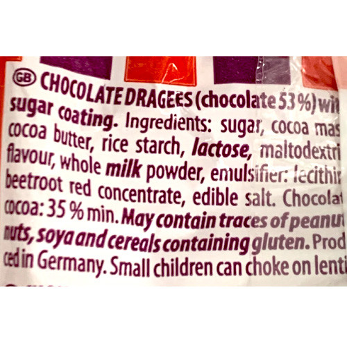 Piasten "Schoko Linsen" Chocolate Dragees with Peppermint Sugar Coating, 8.8 oz