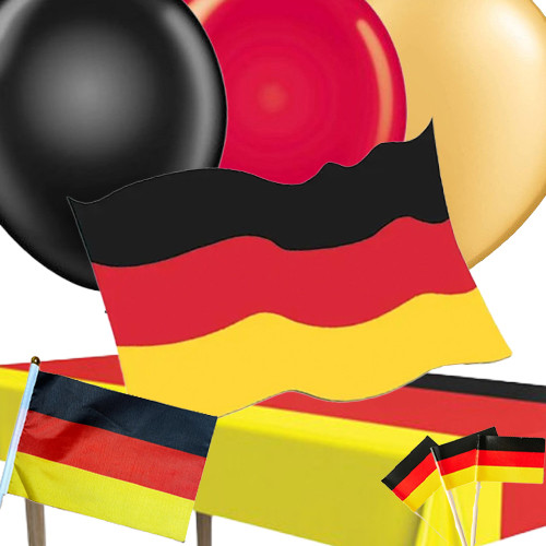 The Taste of Germany "Black Red Gold" Party Decoration Kit