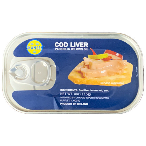 Skansen Icelandic Cod Liver - 4 oz.