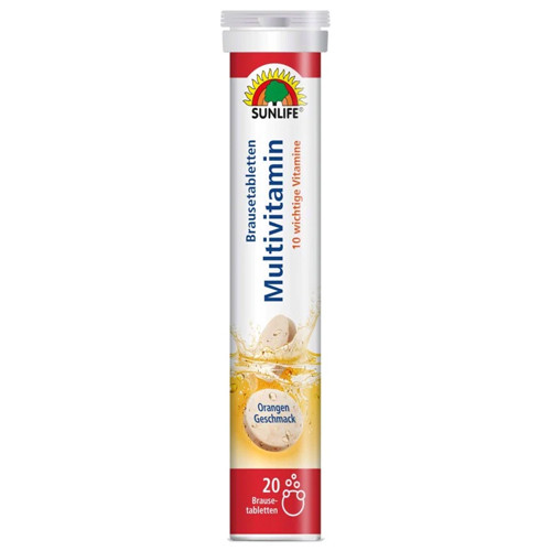 Sunlife Multivitamin "Brause" Effervescent Supplements,  20 ct.