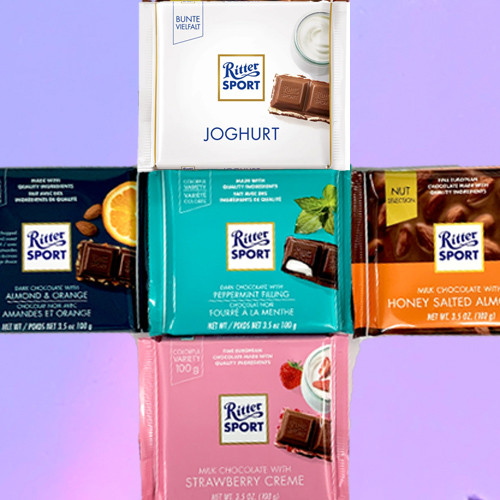 Ritter Sport Collection 5 Flavor Combination, 17.5 oz -SPECIAL PRICE