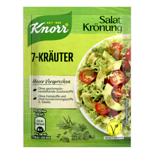 Knorr "Salatkroenung" Seven Herb Dressing Mix, 5 pack