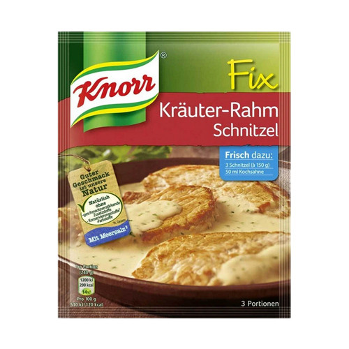 Knorr "Fix" Herbs and Cream Sauce Mix for Schnitzel, 1 oz