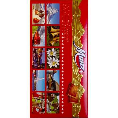 Munz "Alpine Views" Finest Swiss Milk Chocolate Bar, 3.5 oz