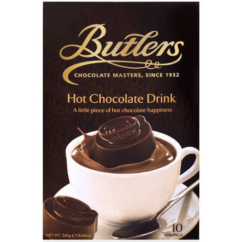 Butlers Drinking Chocolate Cocoa Meltaways, Milk Chocolate, 8.46 oz
