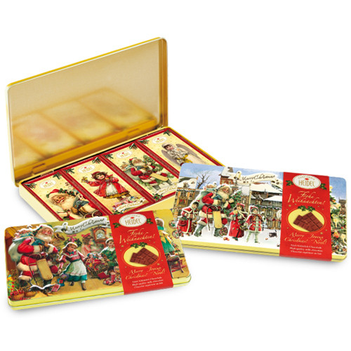 Heidel "Christmas Nostalgia" Chocolate Deco Tin, 4.2 oz