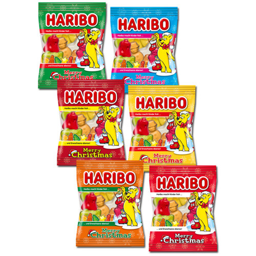 Haribo "Merry Christmas" 24 Mini Treat Bags, 8.8 oz