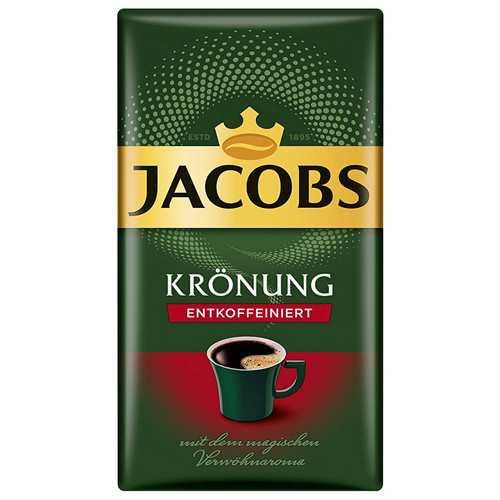 Jacobs Kroenung "Free"Decaffeinated Coffee, Ground, 17.6 oz.