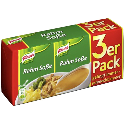 Knorr Sauce Cube, Cream Sauce Mix, 3 x 0.8 oz.
