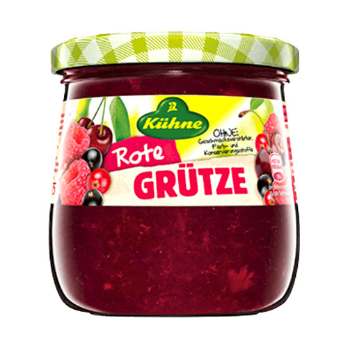 Kuehne "Rote Gruetze" Berry & Cherry Compote, 13.2 oz