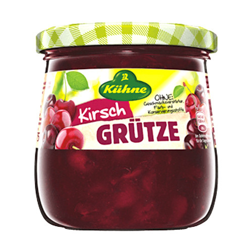 Kuehne "Kirsch Gruetze" Cherry Compote, 13.2 oz