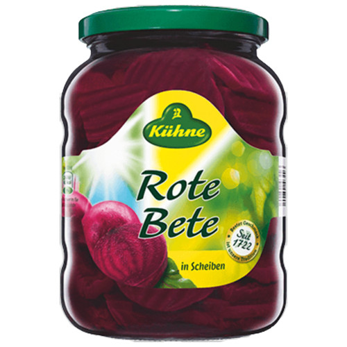 Kuehne Pickled Sliced Red Beets - 12.5 oz.