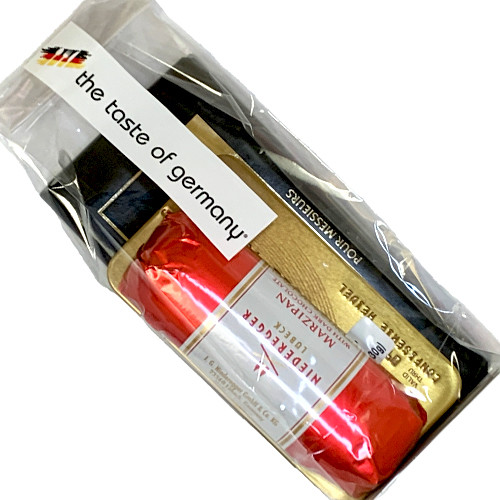 The Taste of Germany Chocolate Marzipan Sampler "Black-Red-Golden"
