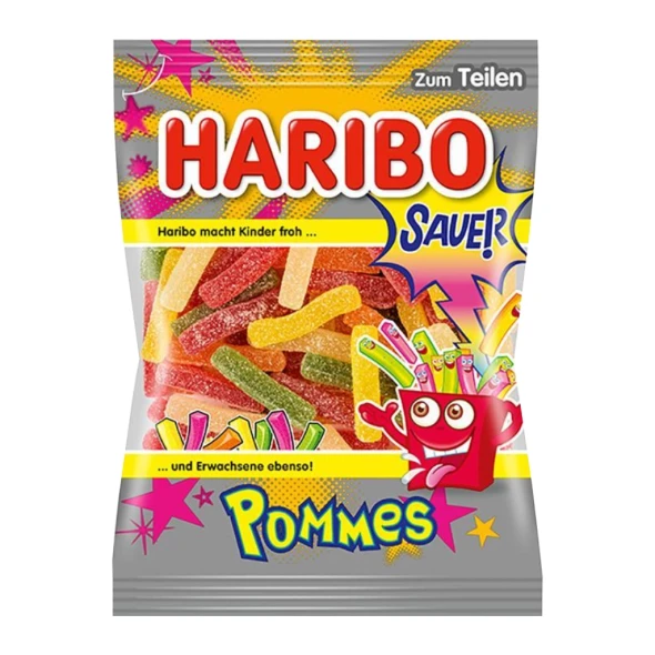 Haribo Soure Pommes Sour Gummy