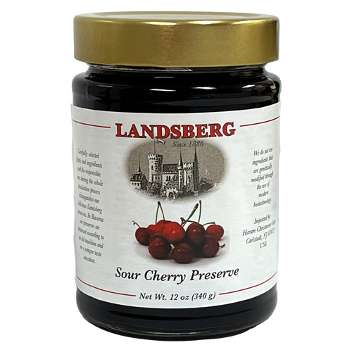 Landsberg Sour Cherry Preserve, 12.3 oz
