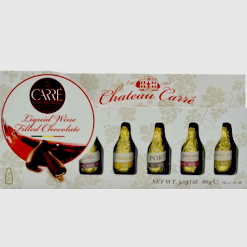Chocolatier Carre Assorted Wine-Filled Chocolates