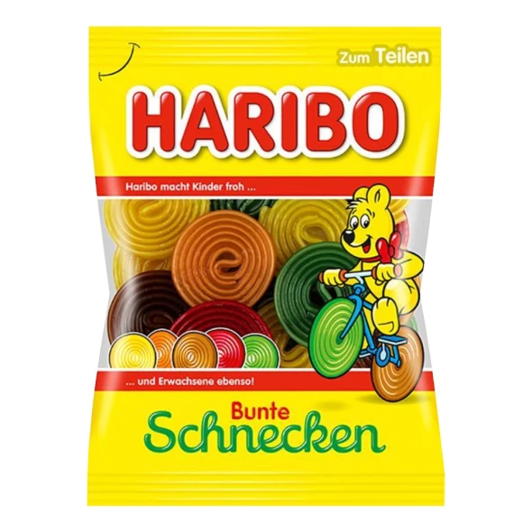 Haribo Rotella Bunte Schnecken Cola & Fruit Gummies in Bag