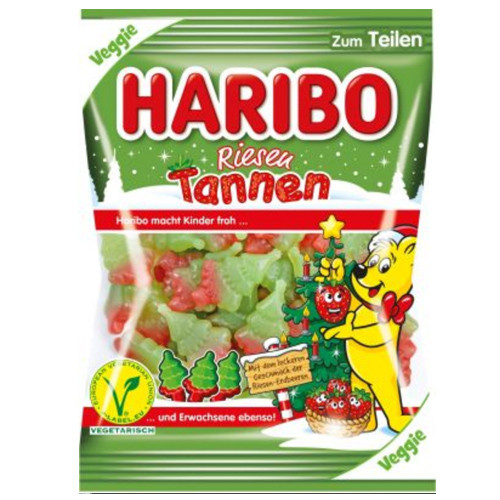 Haribo "Christmas Tree" German Gummy Candies, 200g