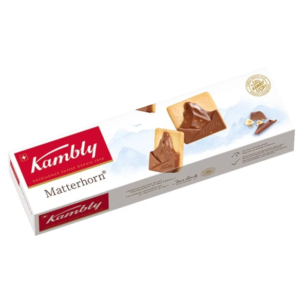 Kambly Matterhorn Swiss Chocolate Butter Cookies
