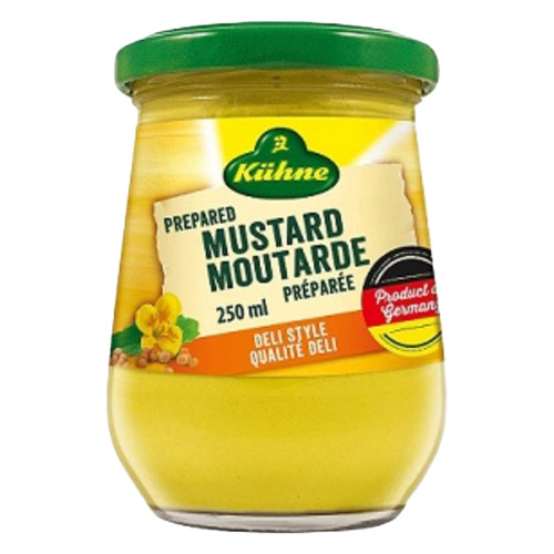 Kuehne Deli-Style German Medium Hot Mustard 8.8 oz