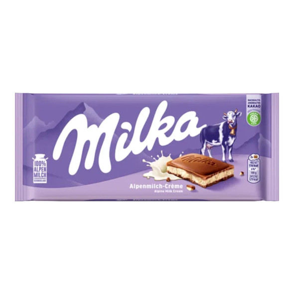 Milka Milk Chocolate with Creme Filling