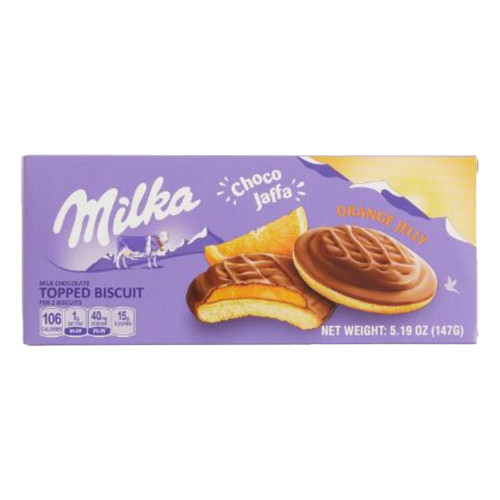 Milka Orange Jelly Topped Biscuit