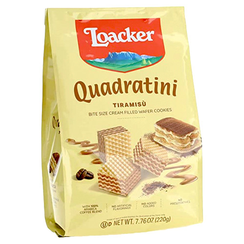 Loacker Quadratini Tiramisu Wafers